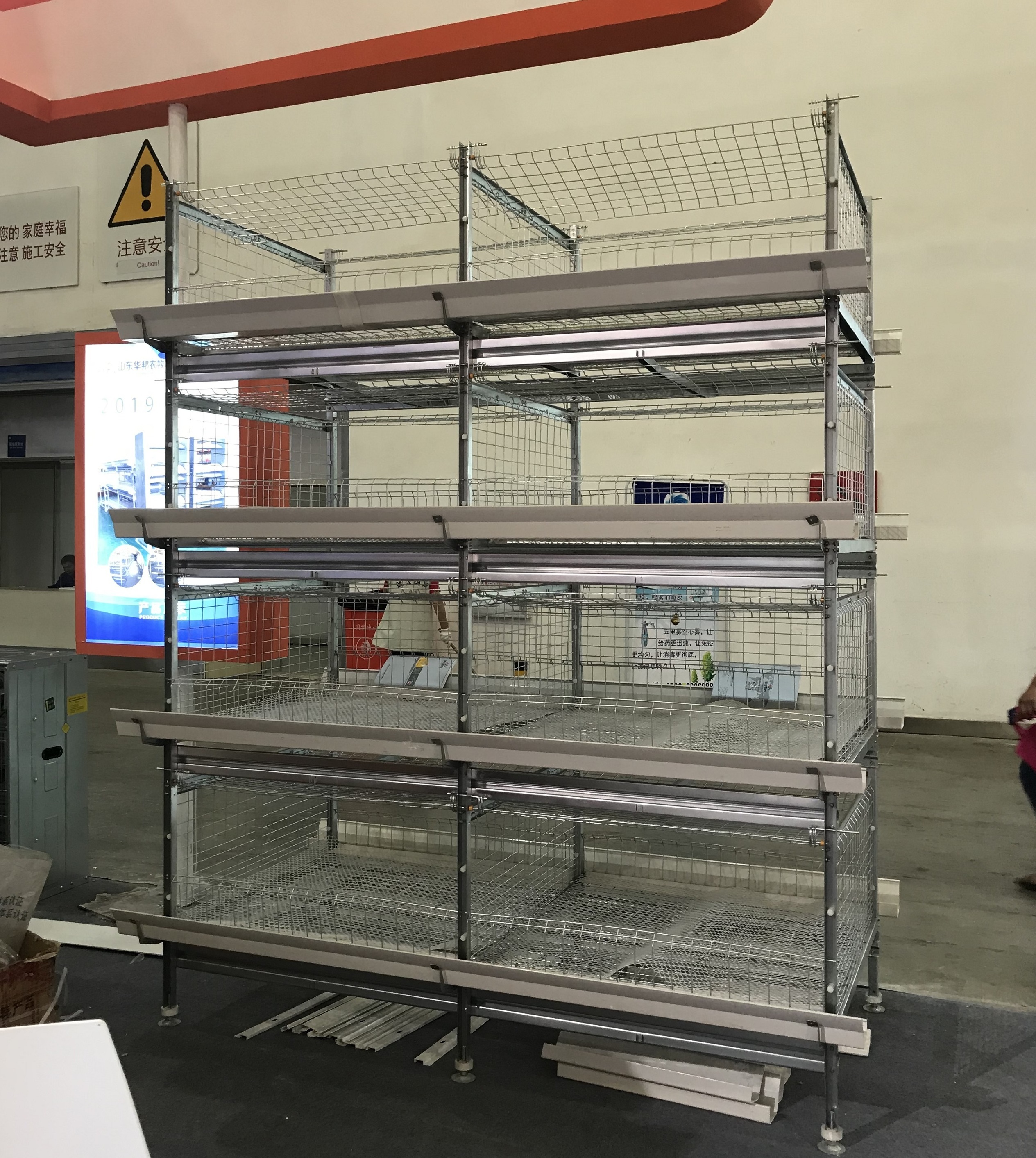 Automatic Chicken layer Cages  Broiler Chicken Feed system h type broiler cage