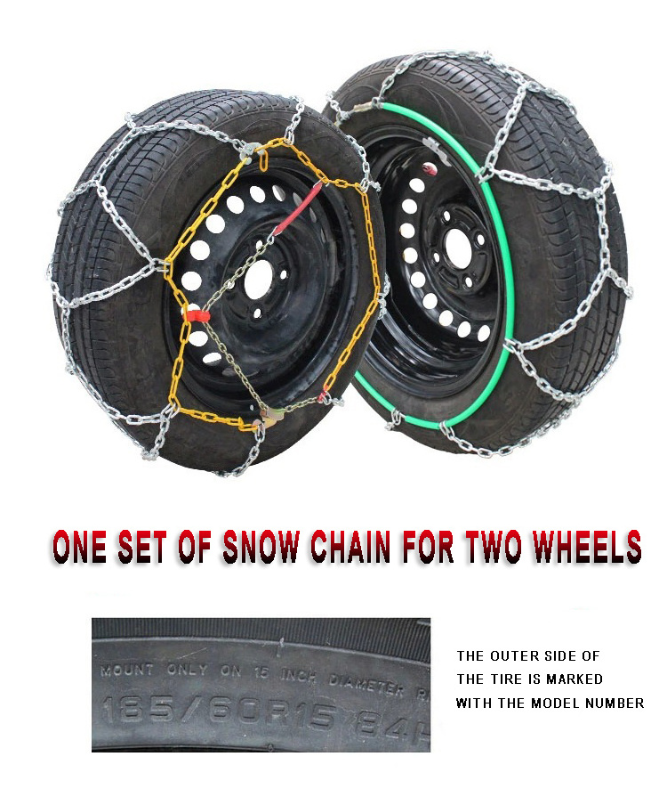 Alloy Steel 185/70R13 185/60R14 Mud Forklift Motorcycle Tire Snow Chains For Truck