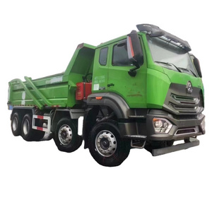 Howo new condition tipper truck 8x4 420hp 12 Wheeler Transportation dump truck for big stone and sand