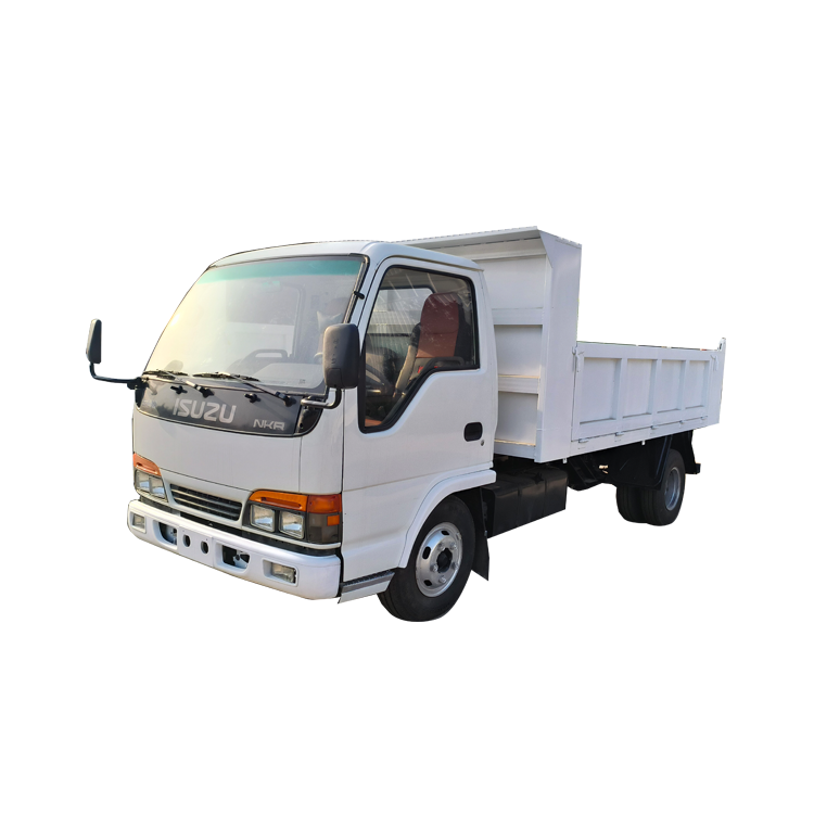 Discount Sale ISUZU NKR light dump truck used diesel mini truck