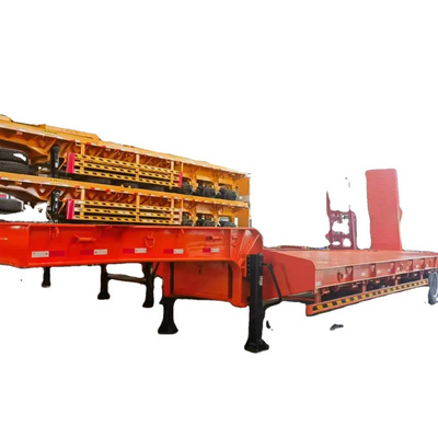 2Axles 40 Feet Container Transport Flat Bed Trailer 40 Ft 2 axle Flatbed Semi Trailer for low Price