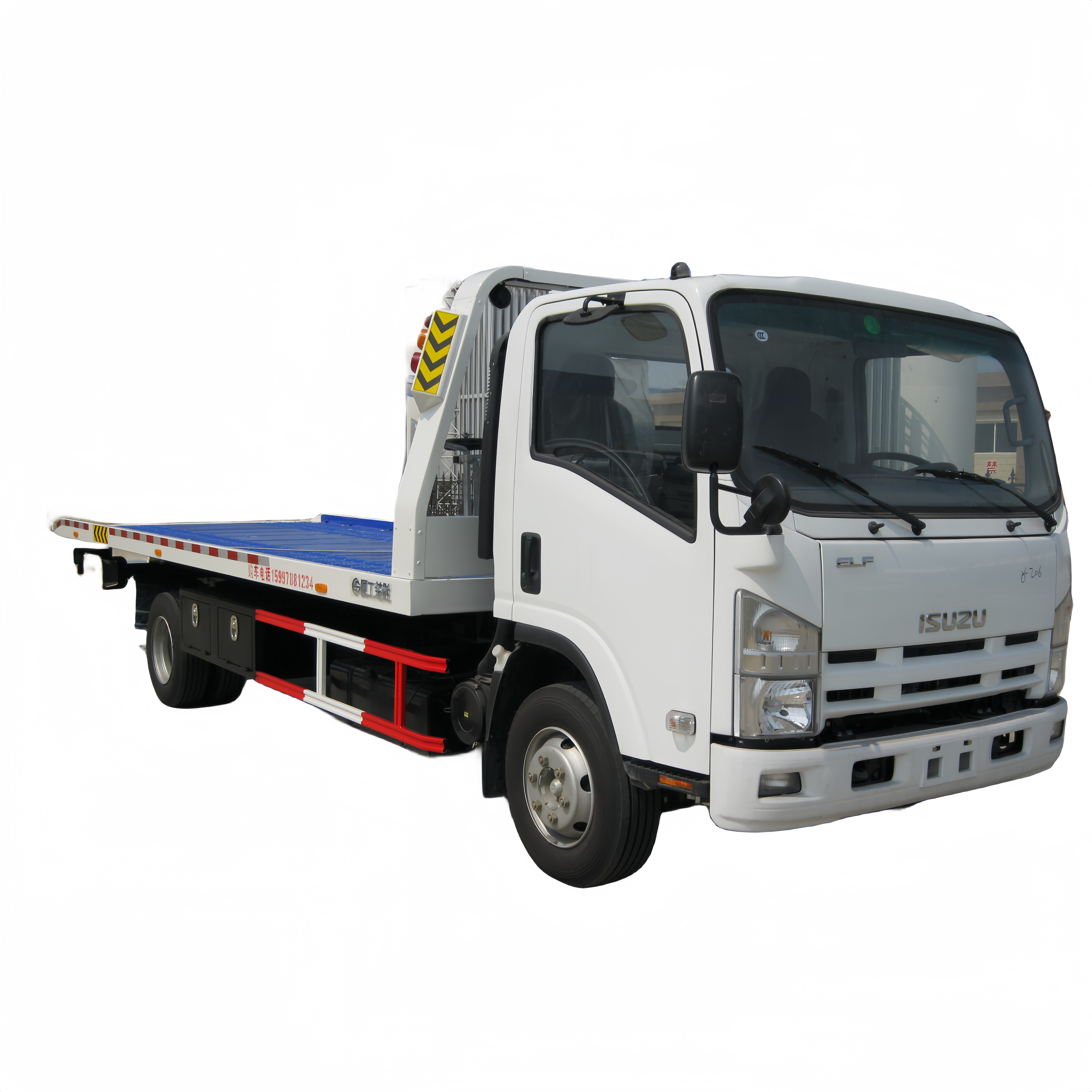 4*2 Isuzu 4-5 tons tow truck hydraulic manual transmission tow truck