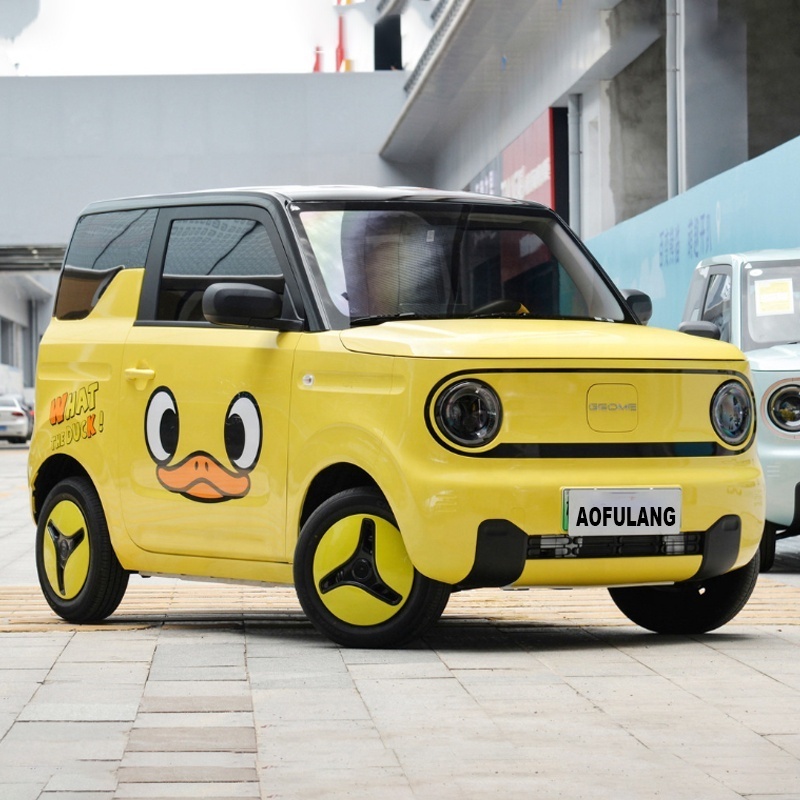 Hot Sale Gemoe Jili  Panda Mini Yellow Duck Limited Edition New Energy Mini Ev Car Electric Ev Auto In Cheap