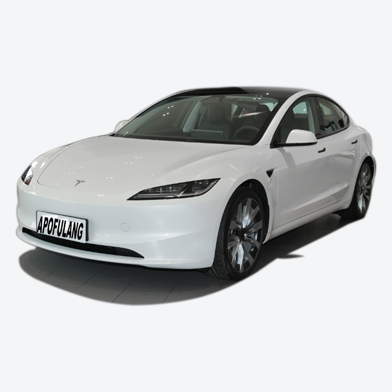 White Tesla Model 3 Elektroauto 2023 2024 New Energy Vehicles Tesla Elektro Fahrzeug Ev Motor Car Tesla