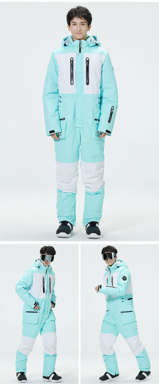 High Quality Custom  Snow Wear Full Body Ski Suits One Piece Ski Suit  snowboard jacket