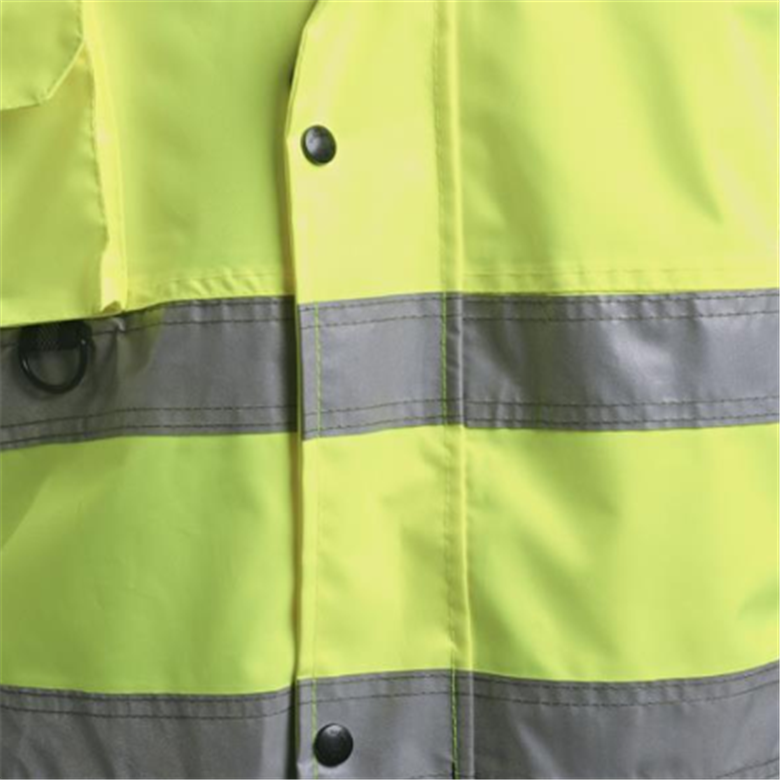 Hi vis waterproof 5 in 1 jacket with reflective tape safety workwear winter jacket