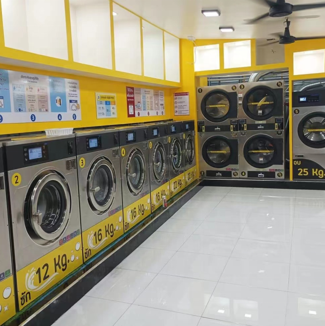 coin washing machine self service washer dryer