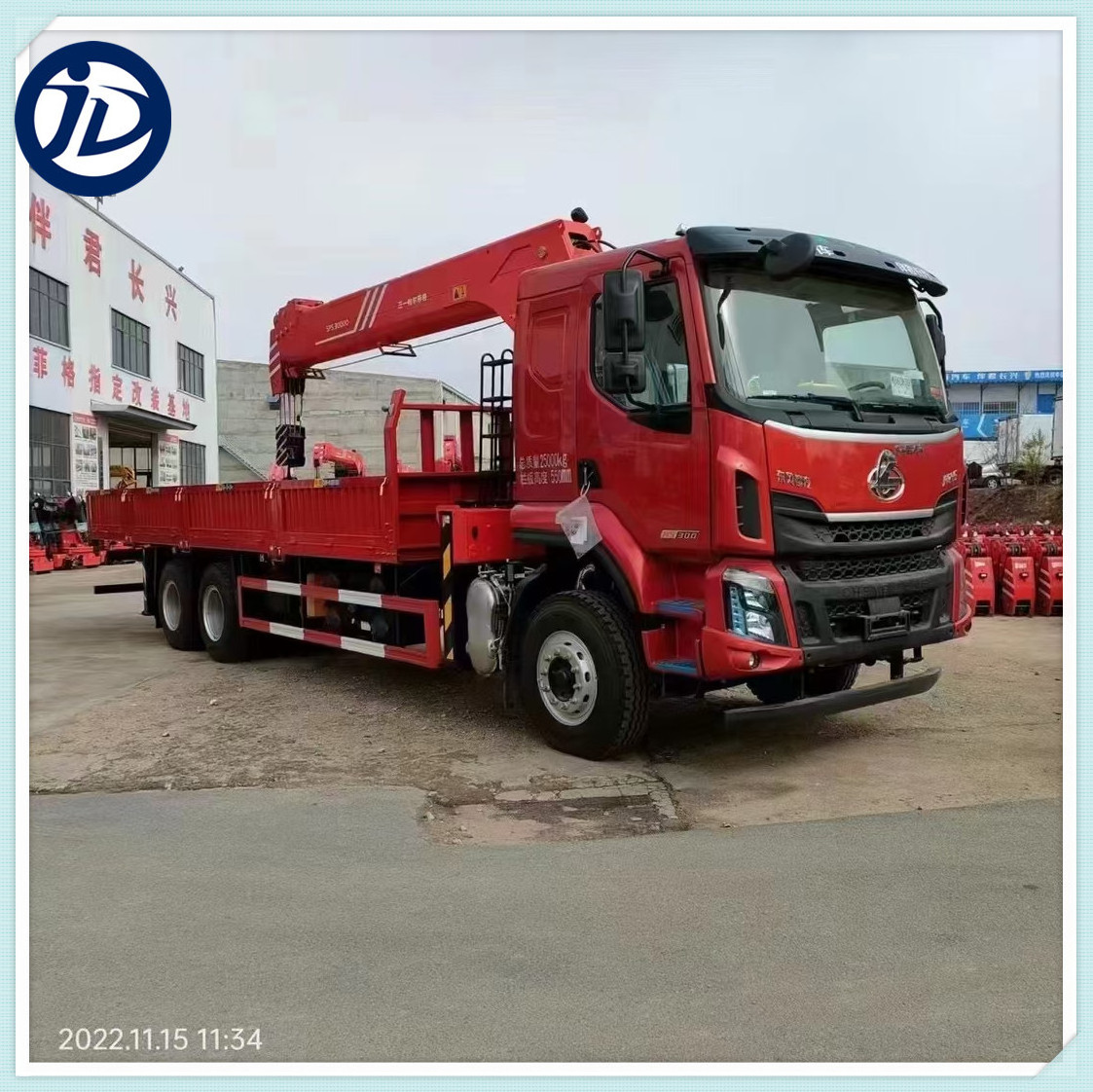 Light Truck Price Brand Small Cargo Trucks Horse Diesel Power Engine crane truck