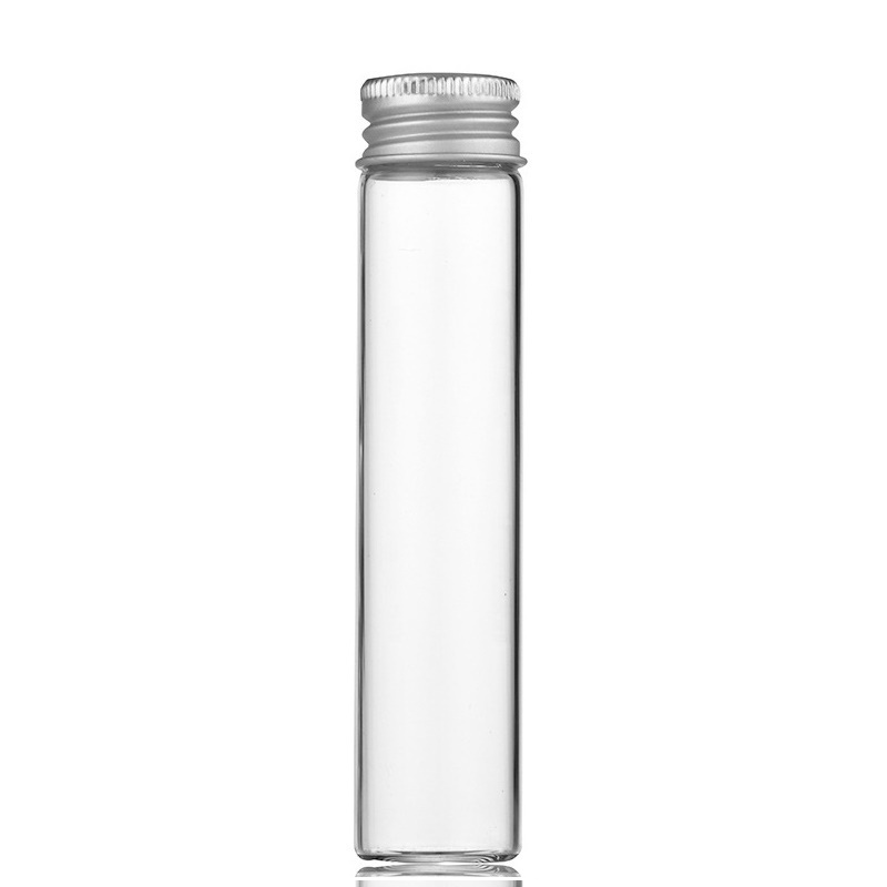 22mm 30mm MIni glass tube 5ml 10ml 15ml 20ml 25ml 30ml 50ml 60ml 100ml 120ml clear glass storage vial bottle for powder gift