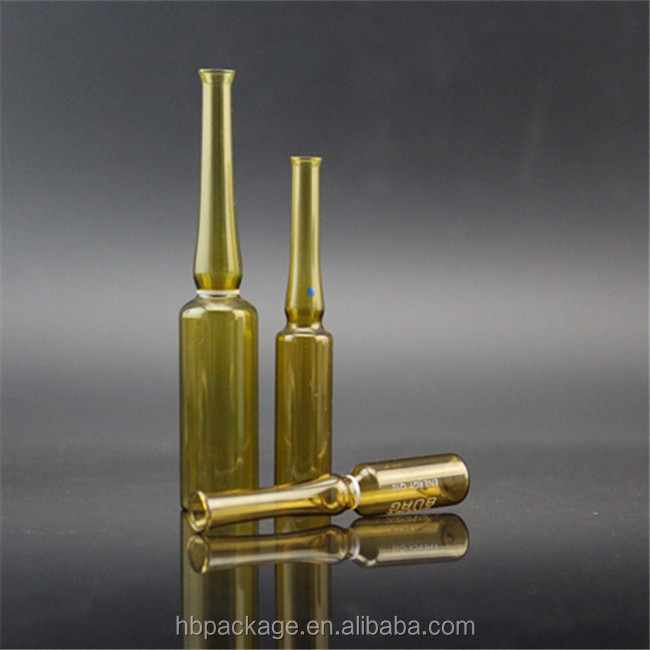 1ml 2ml 3ml 5ml 10ml amber glass ampoule bottle injection pharmaceutical vials