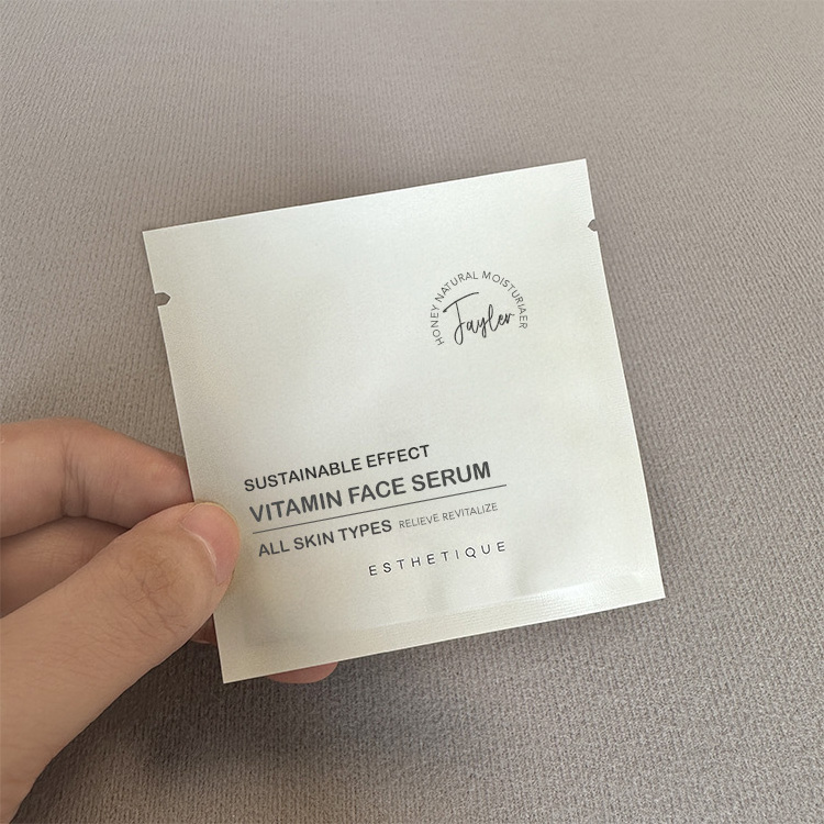 Shampoo Sachet 10ml Aluminum Foil Small Sample Pack Sachet Cosmetic Sample Sachet Three Side Seal Cream Cosmetic Sample Packets