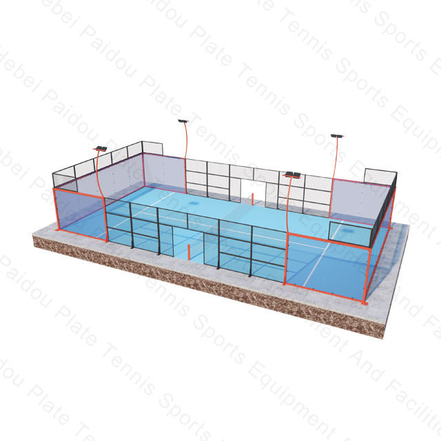 Factory Supplier Detachable Durable Free Portable Tennis Court Individual Padel Tennis Court