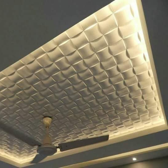 60cmx60cm pvc plastic 3d wall panels for ceiling