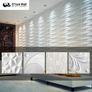 Plant fiber decorative mural 3d wallpaper 3d wood wall panels for home deco