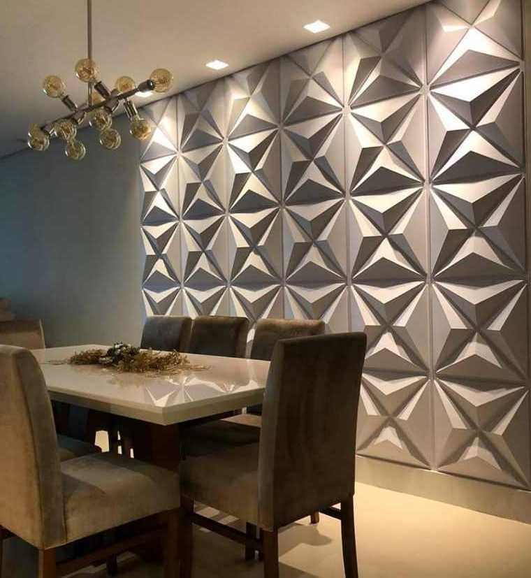 D003 Manufacturer Paintable white PVC wall panels 3d wallpanel for home decoration