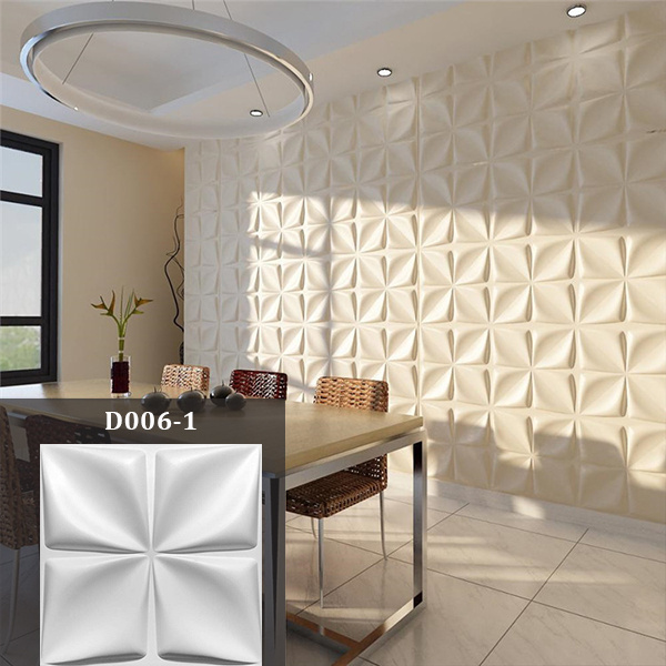 2023 wall decor tiles 3d interior plastic PVC WallPanel Home Decoration 3d wall panels