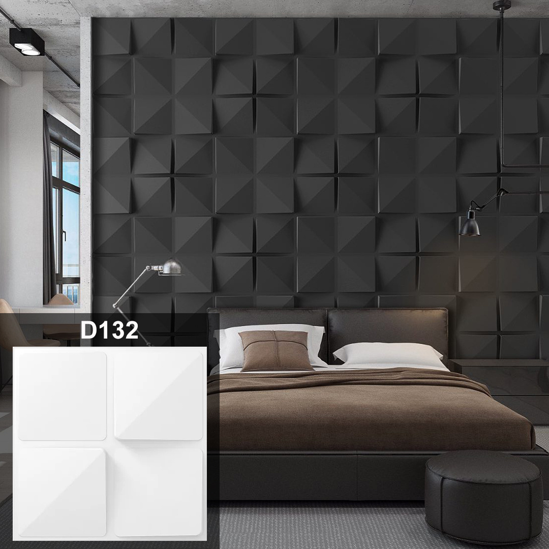 Manufacturer 3D Wall wallpaper decorative PVC 3D Wall Panels removable 3d plastic wall panel