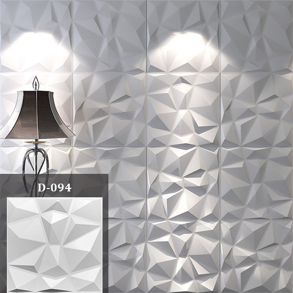 Wall art decorative interior wall covering panels pvc diamond design 3d wall panels for games room