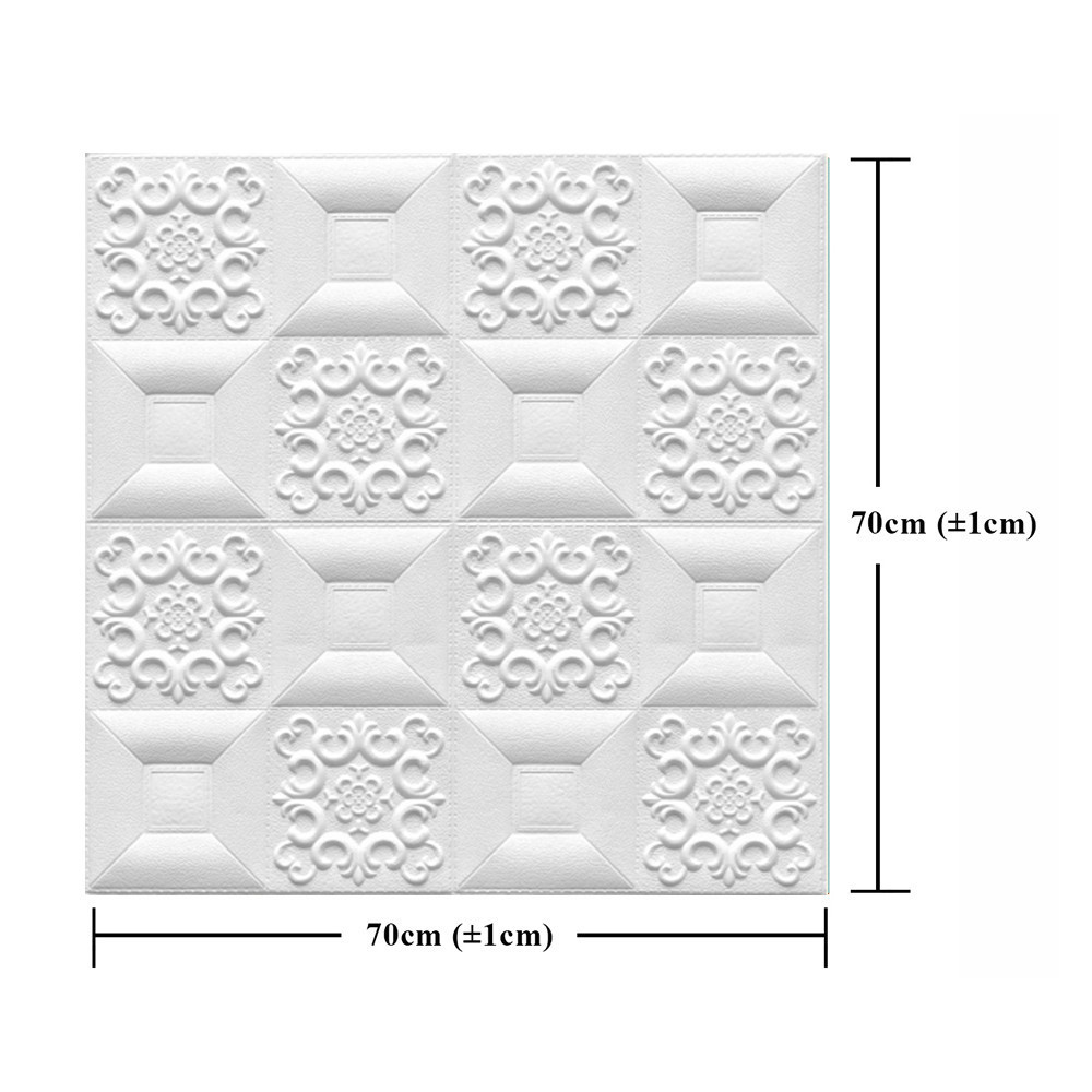 Wallpaper peel and stick XPE 3d foam brick