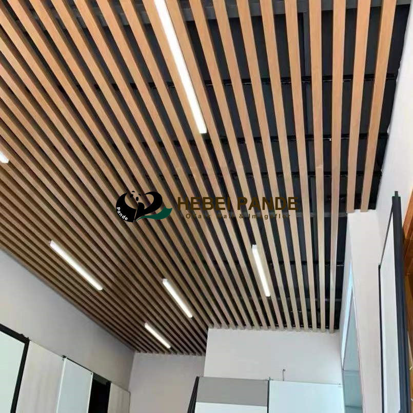 Wood plastic compesite alternative fluted WPC Wall panel for ceiling