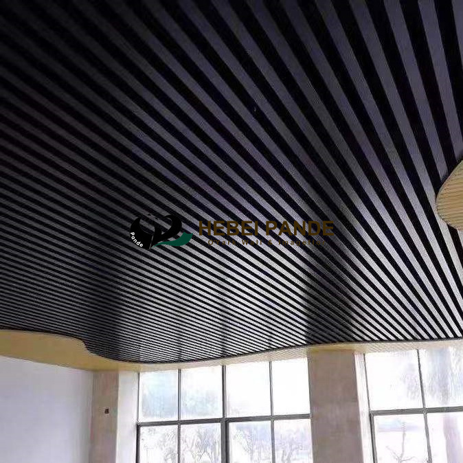 Wood plastic compesite alternative fluted WPC Wall panel for ceiling