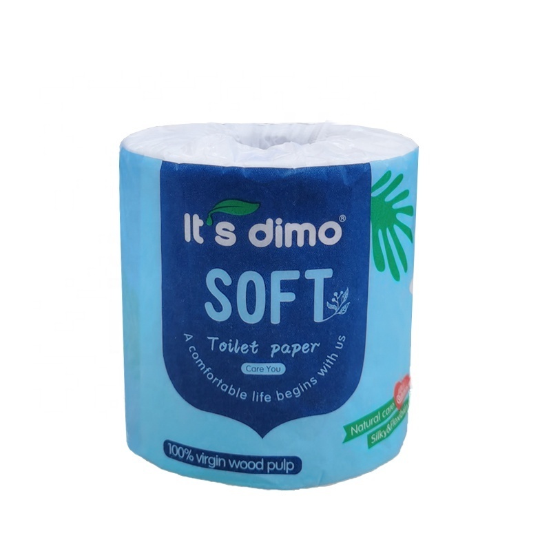 Good quality ultra soft toilet paper dot embossed bathroom tissue made in china