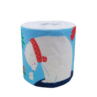 Good quality ultra soft toilet paper dot embossed bathroom tissue made in china