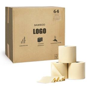 wholesale cheap 1/2/3 ply bamboo toilet tissue paper papel higienico