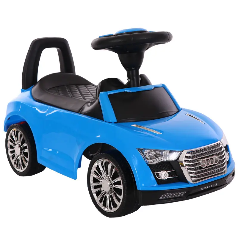 2023 hot sale plastic baby sliding car baby out door toys car kids ride on swing car for sale