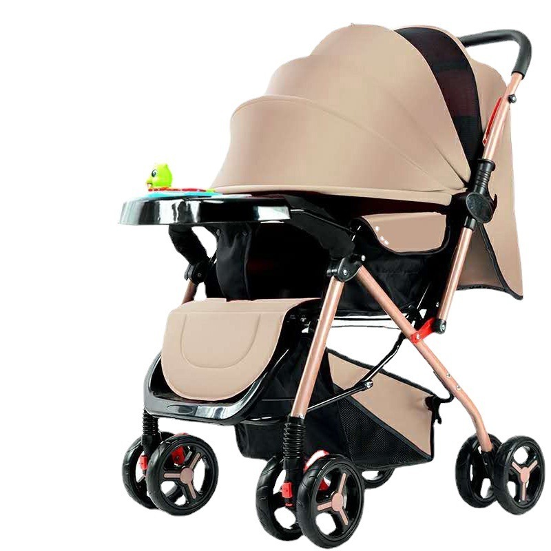 Wholesale Adjustable Baby Cart With Adjustable Canopy Cheap Multifunction travel pram Baby Stroller foldable for 0-3 years baby