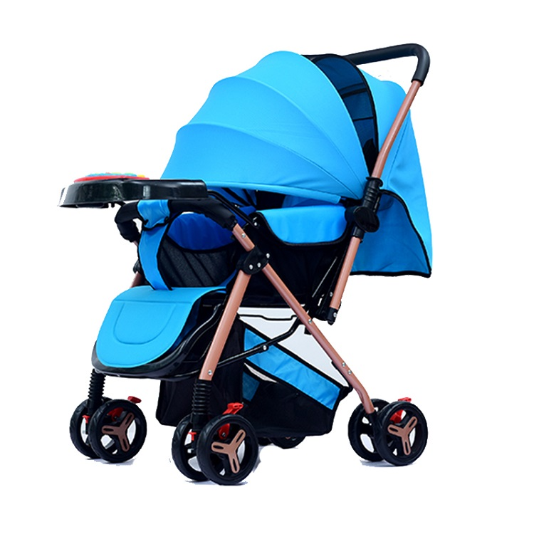 Wholesale Adjustable Baby Cart With Adjustable Canopy Cheap Multifunction travel pram Baby Stroller foldable for 0-3 years baby