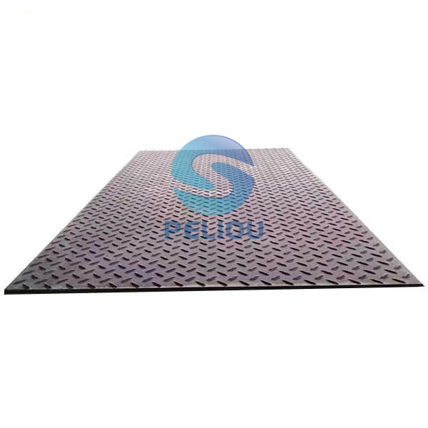 Oil drilling hdpe ground protection mats wear resistant no break black green drilling rig floor mat