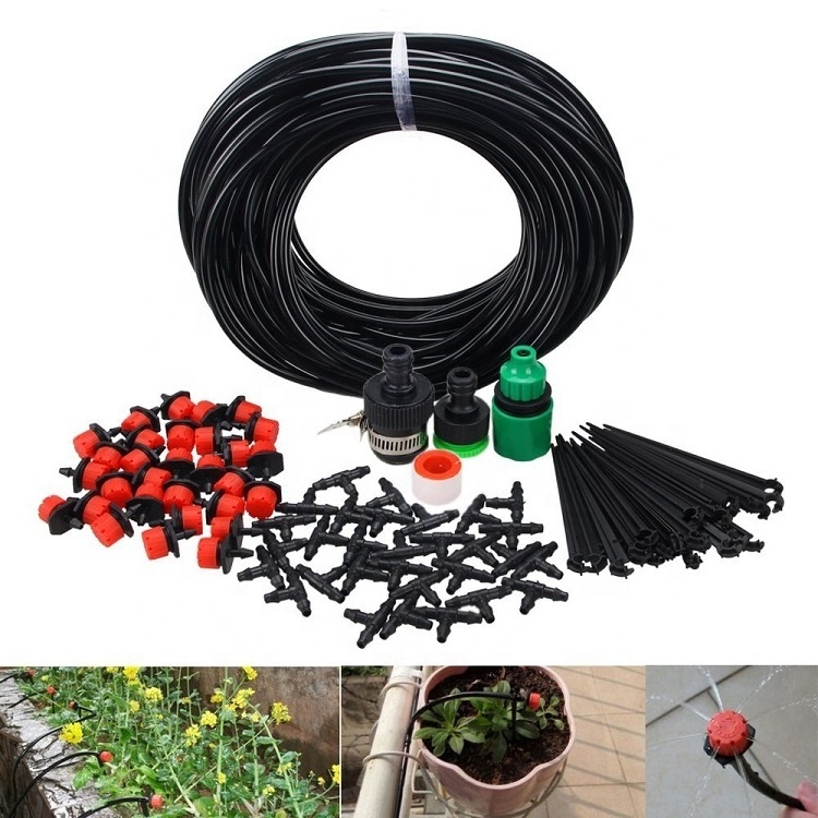 low cost agricultural greenhouse drip irrigation kit plant watering system full kit