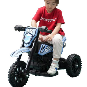 Remote control children's motorcycle tricycle rechargeable baby four-wheeler toy car