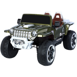 Jeep children's electric four-wheel off-road vehicle can sit two baby remote control toy car boys and girls beach buggies