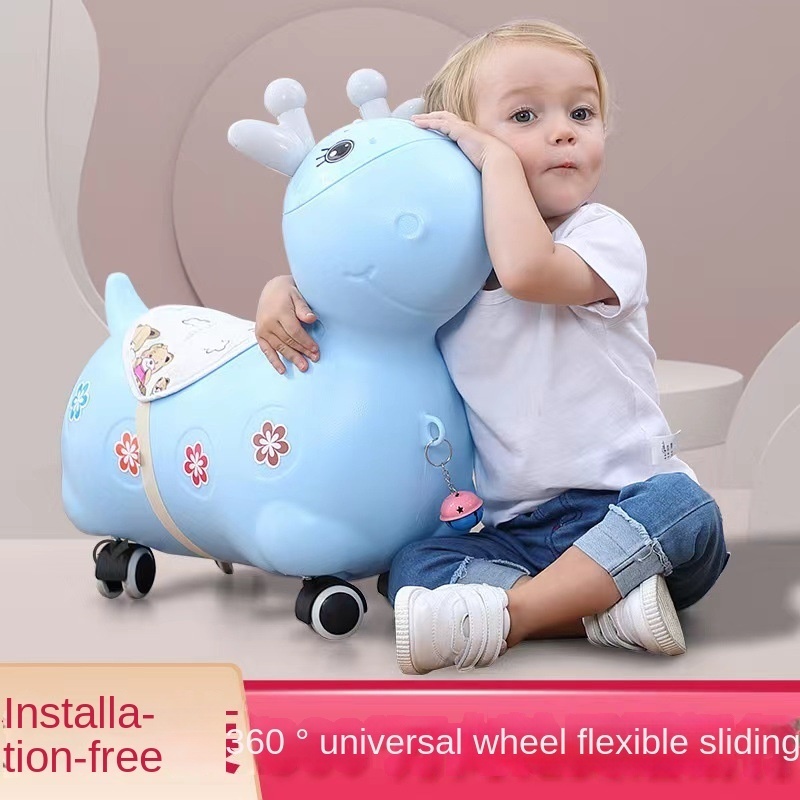 Children's Scooter Twister car 1-2-3 year old baby anti-fall toy  slider with music light walker