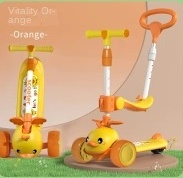 Little Yellow duck Scooter Children's scooter Baby can sit on and ride scooter slider tricycle