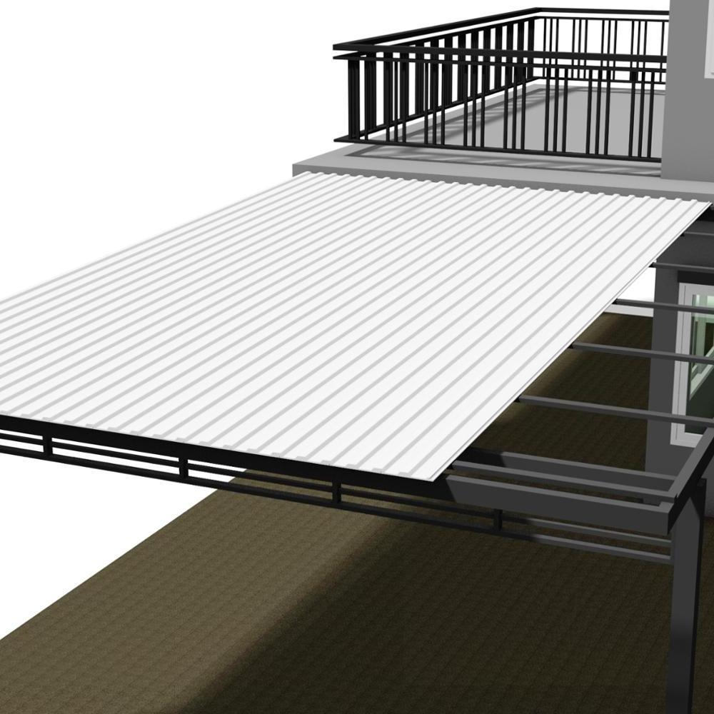 UV Protected Clear PVC Roof Panels with ASA Coextrusion