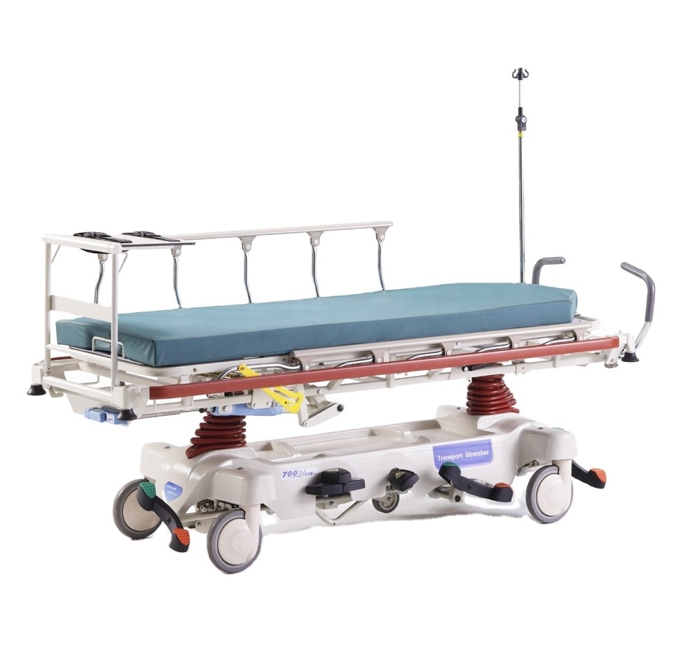 E-8 Muli-function hydraulic transport hospital stretcher for sale Pukang Medical stretcher for hospital patient transfer