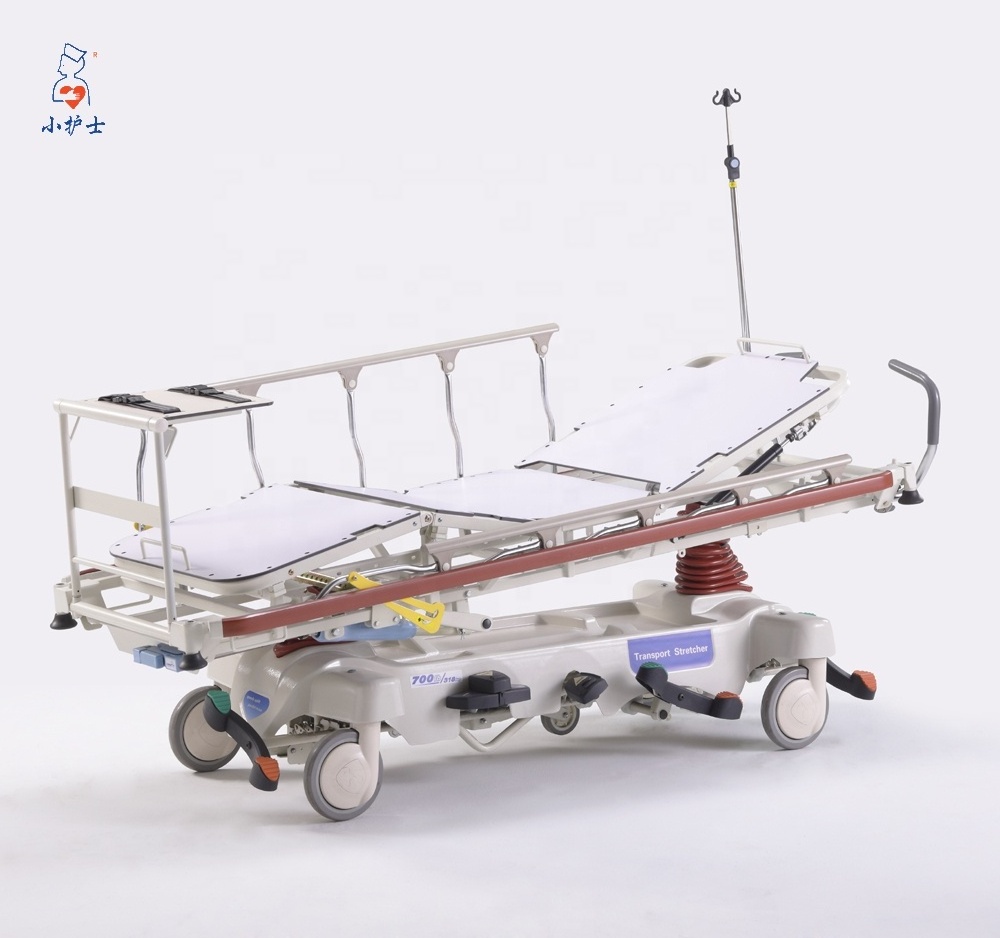 E-8 Muli-function hydraulic transport hospital stretcher for sale Pukang Medical stretcher for hospital patient transfer