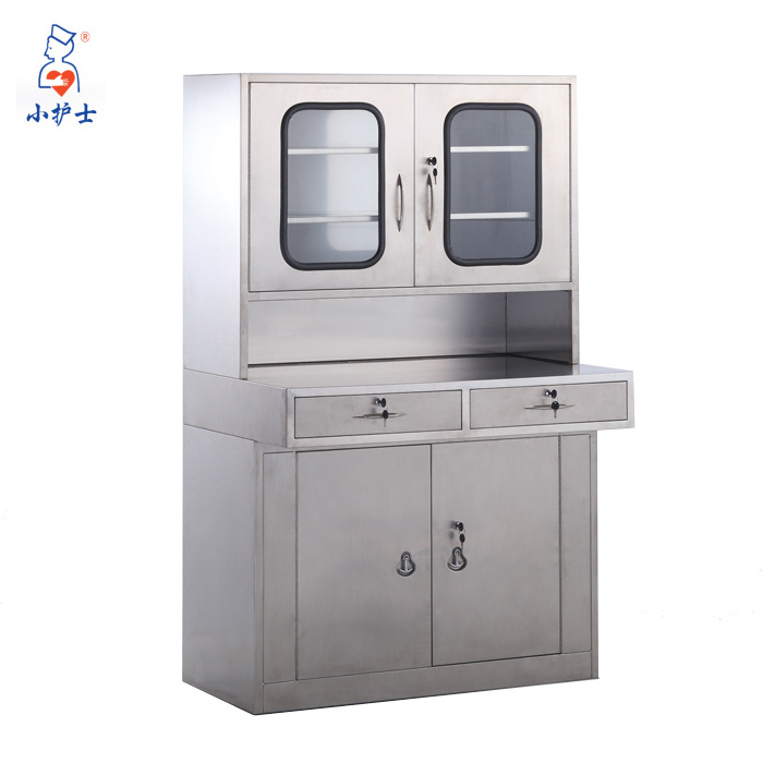 G-13 High quality Stainless steel hospital cupboard, medical instrument cabinet