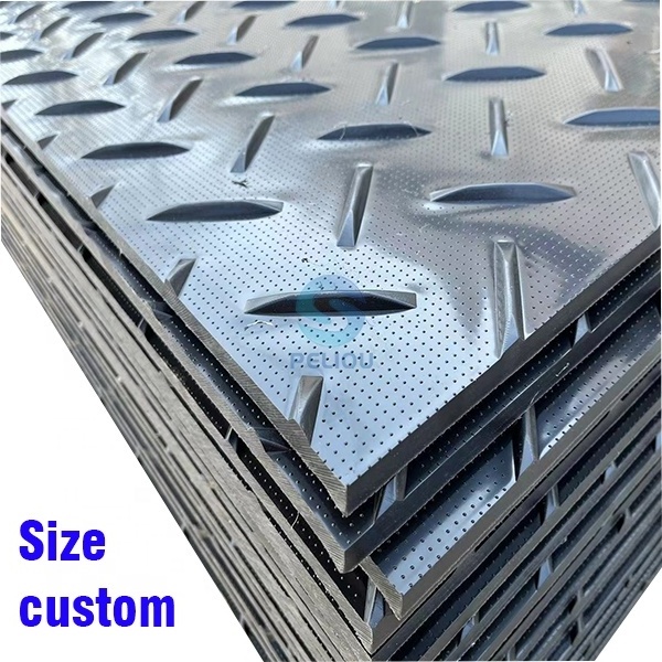 Hdpe Plastic Outdoor Ground Protection  Mobile Road Plastic Oil Drilling Rig Floor Mats For Sale