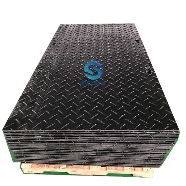 Hdpe Plastic Outdoor Ground Protection  Mobile Road Plastic Oil Drilling Rig Floor Mats For Sale