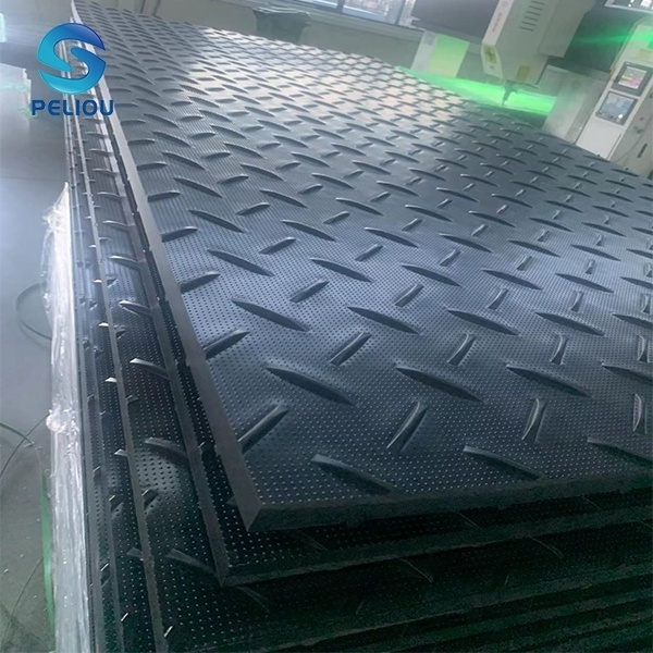 heavy duty vehicle track excavator lawn mud bog ground protection mats for sale black track mats