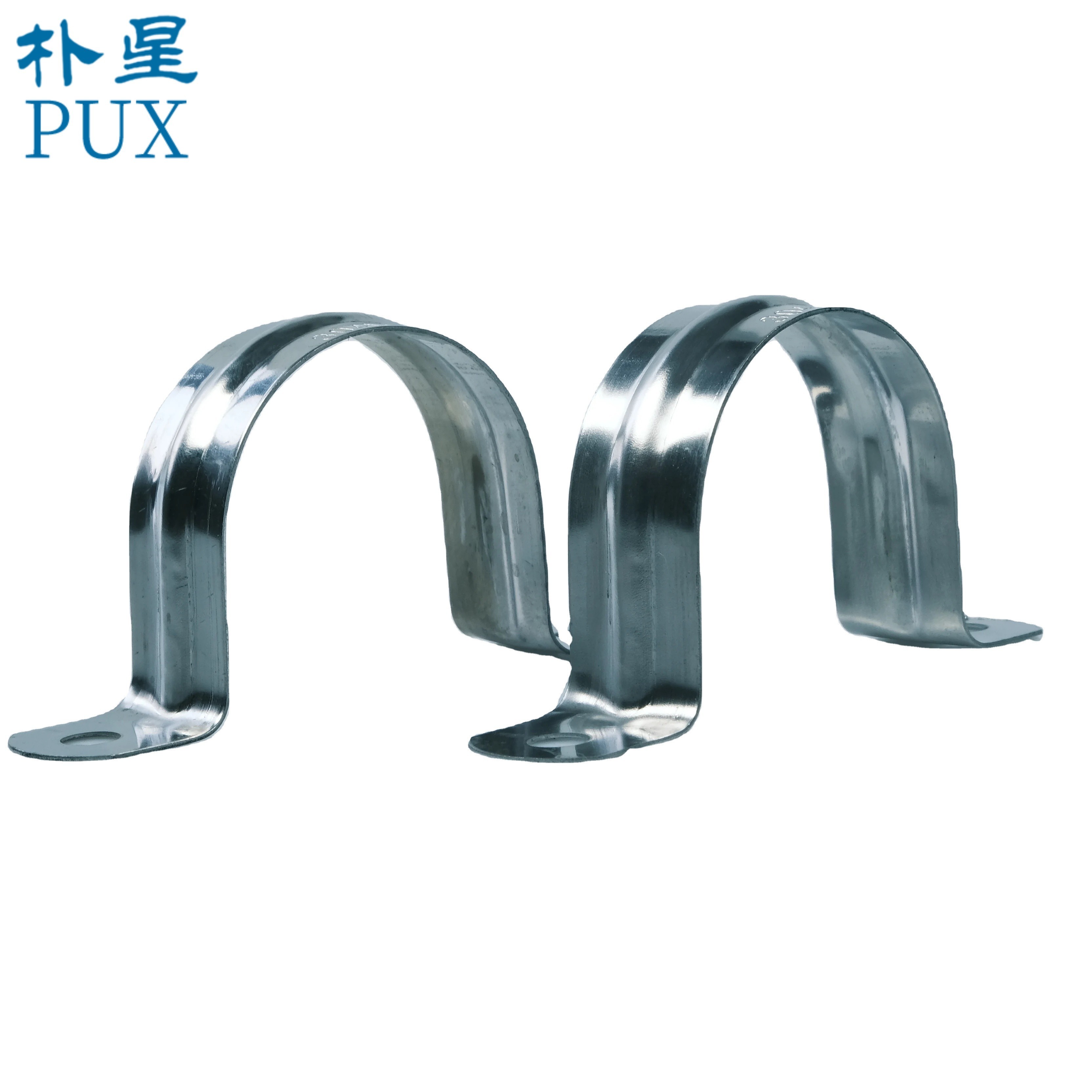 bese selling of U Type Galvanized Stainless Steel Metal Hose Clamp Saddle Pipe Clamp with competitive price