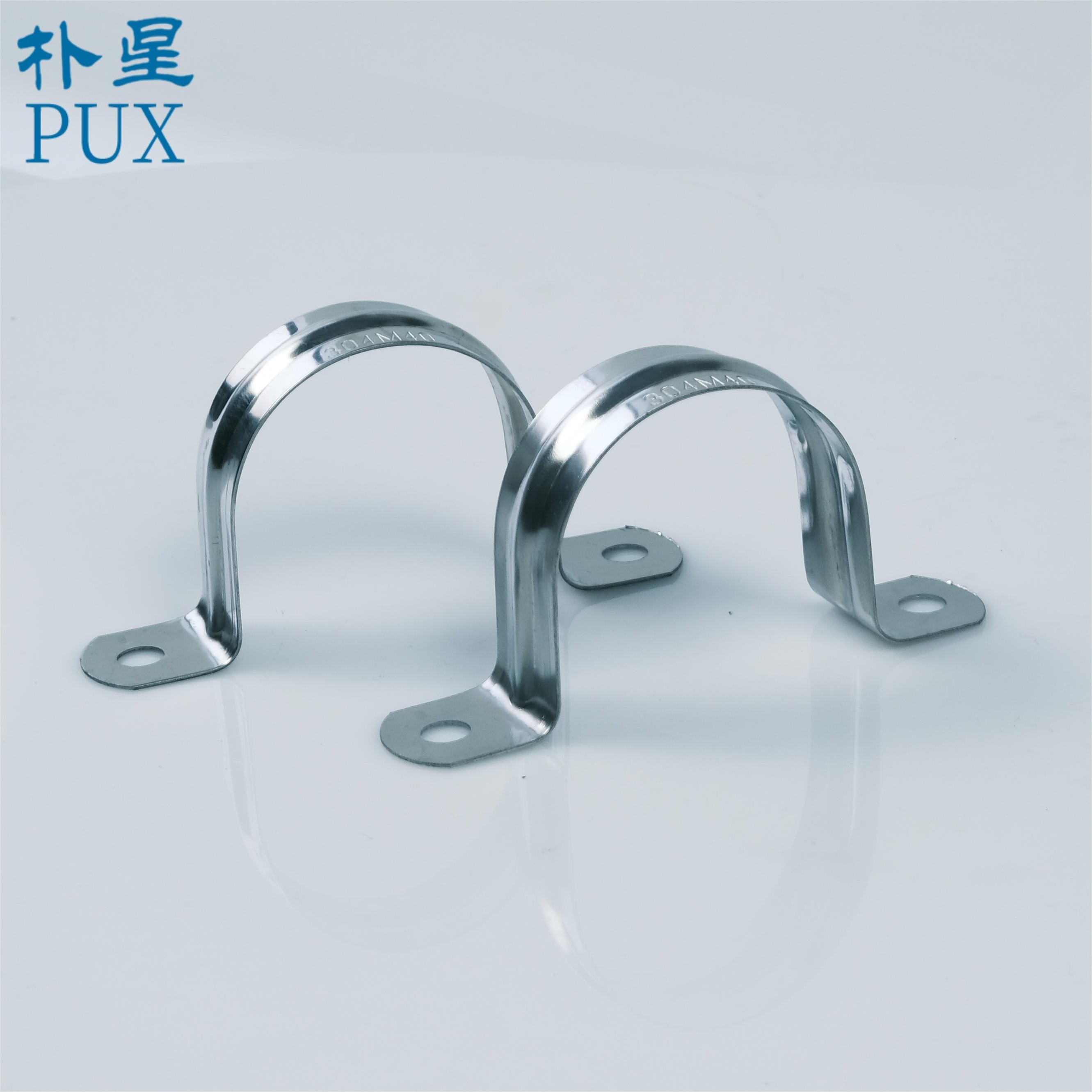 bese selling of U Type Galvanized Stainless Steel Metal Hose Clamp Saddle Pipe Clamp with competitive price