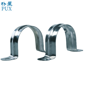 bese selling of U Type Galvanized Stainless Steel Metal Hose Clamp Saddle Pipe Clamp with competitive price