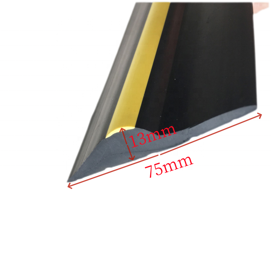 Garage door bottom Threshold SEAL Black Weather Defender door bottom seal