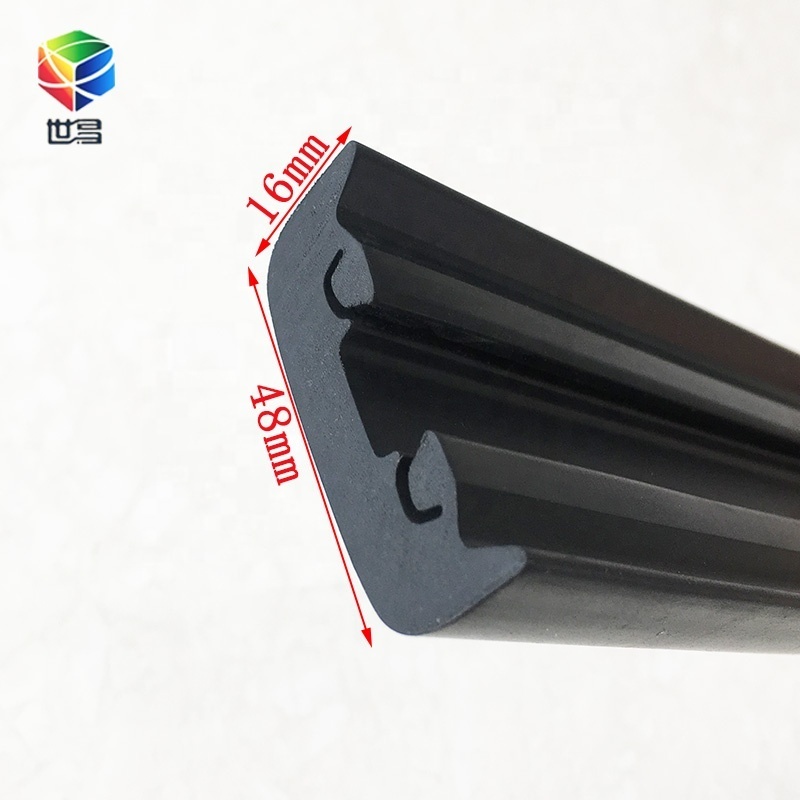 Hebei Factory Rubber Weather Strip Seal for Glass Shower Door and Sliding Window Can Be Flocked