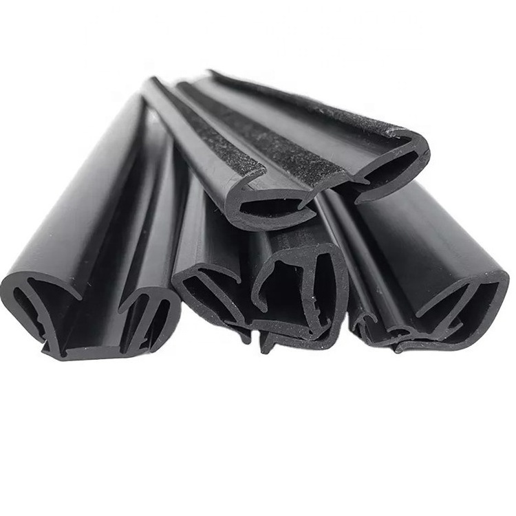 Flexible  windshield rubber car door window rubber flocked glass run channel Auto seal strip weatherstrips for auto window